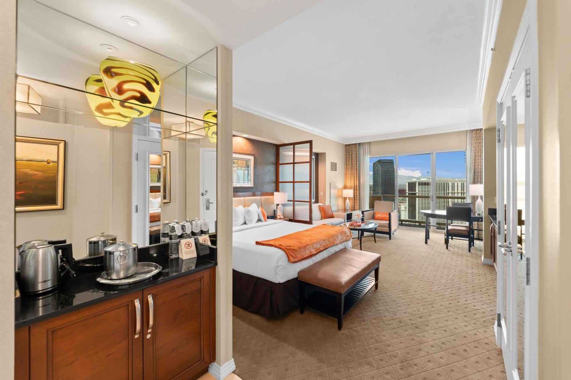 Lucky Gem Penthouse & Luxury Suites At Signature Resort, Balcony Strip View 2605 拉斯维加斯 外观 照片