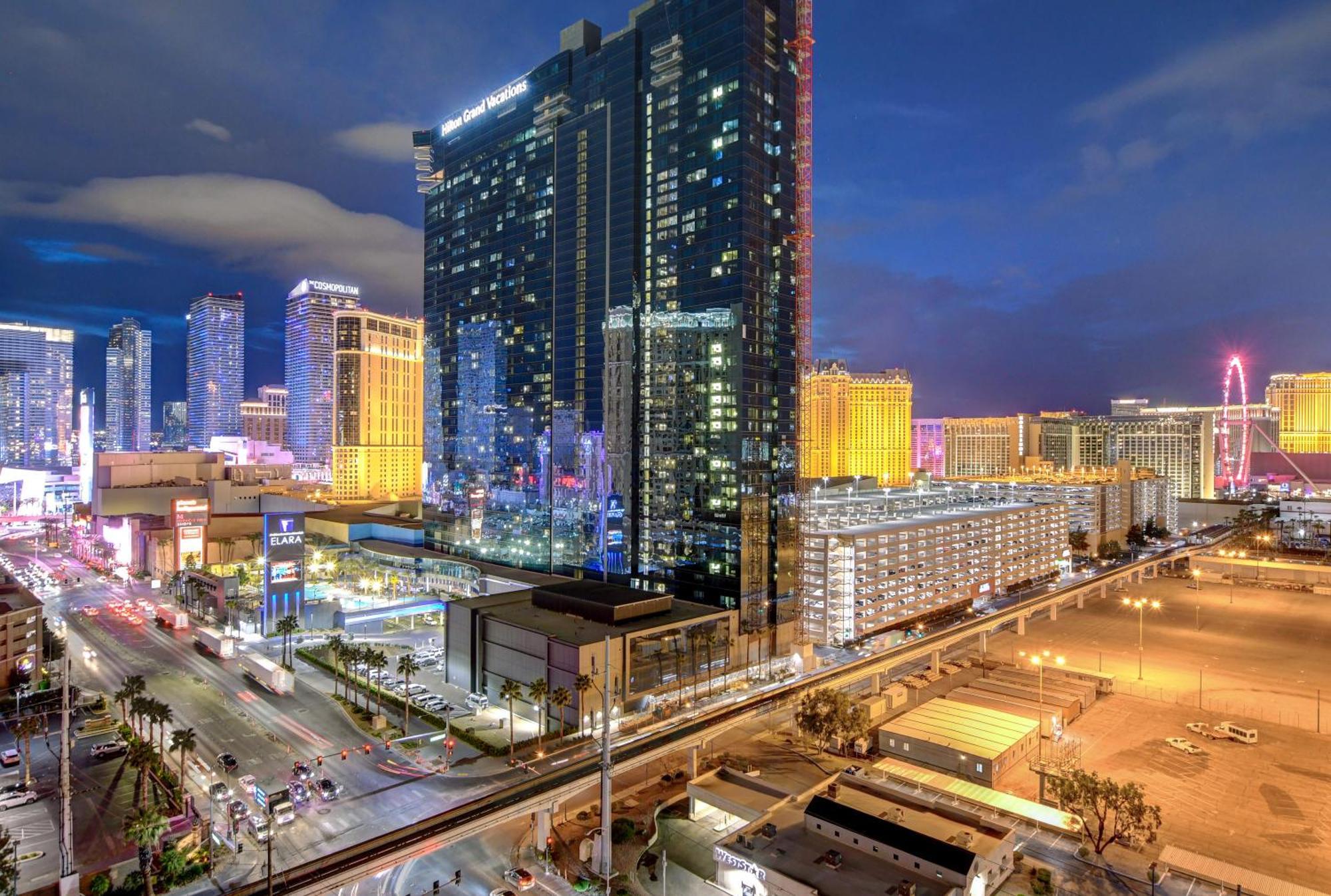 Lucky Gem Penthouse & Luxury Suites At Signature Resort, Balcony Strip View 2605 拉斯维加斯 外观 照片