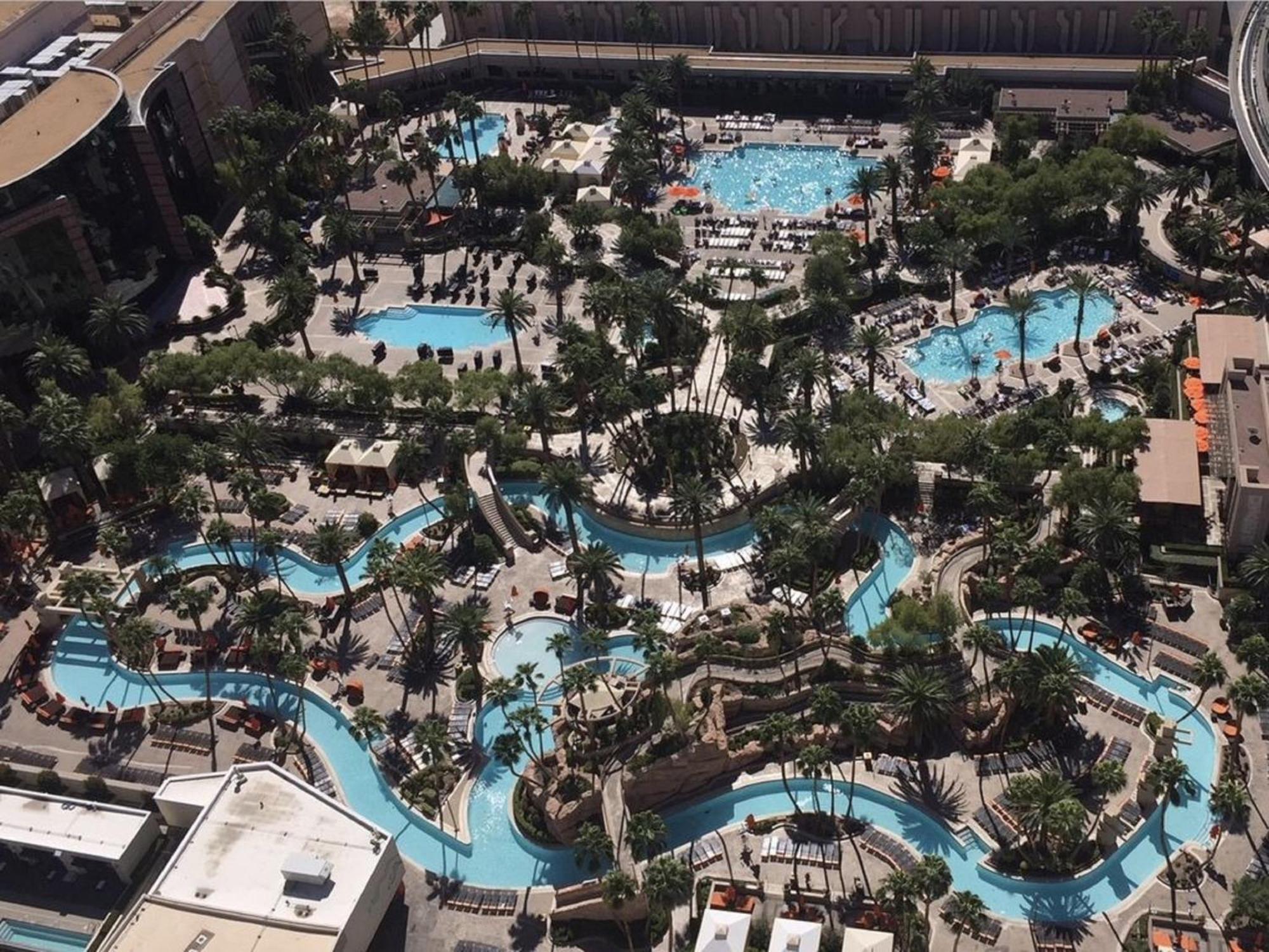 Lucky Gem Penthouse & Luxury Suites At Signature Resort, Balcony Strip View 2605 拉斯维加斯 外观 照片